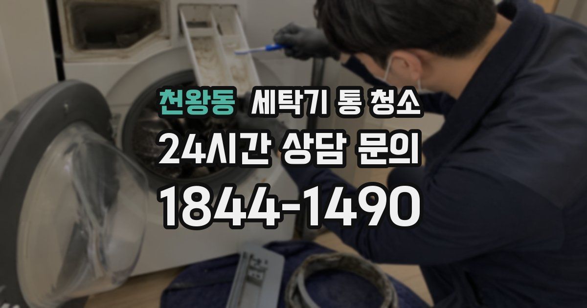천왕동 세탁기 통 청소