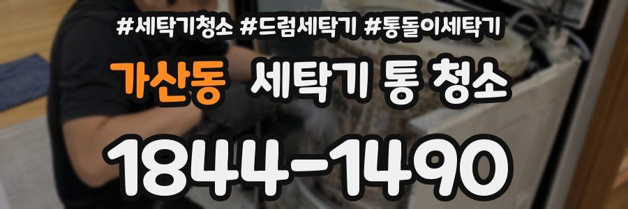 가산동 세탁기 통 청소