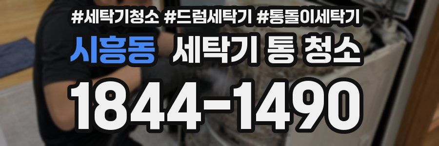 시흥동 세탁기 통 청소