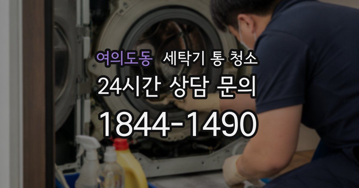 여의도동 세탁기 통 청소