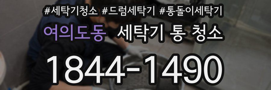 여의도동 세탁기 통 청소