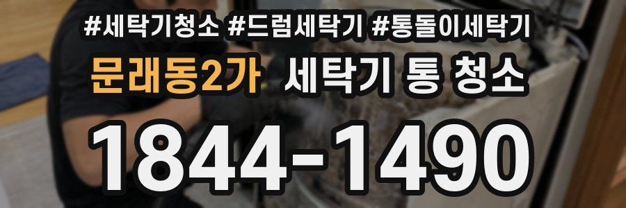 문래동2가 세탁기 통 청소