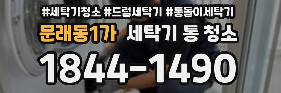 문래동1가 세탁기 통 청소