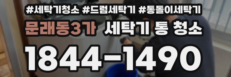 문래동3가 세탁기 통 청소