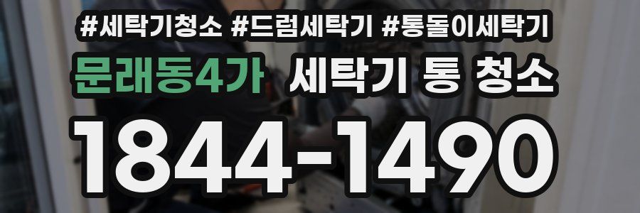문래동4가 세탁기 통 청소
