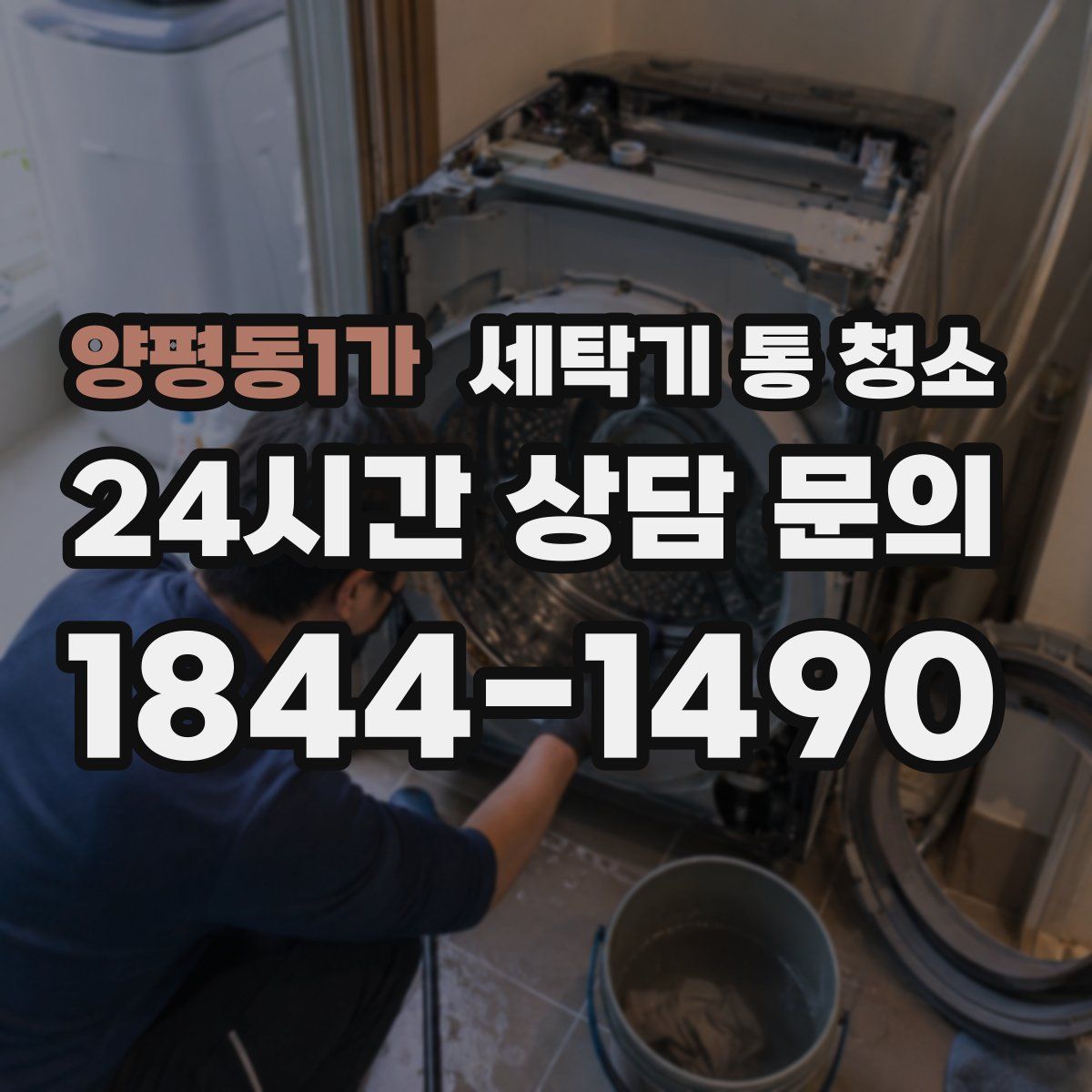 양평동1가 세탁기 통 청소