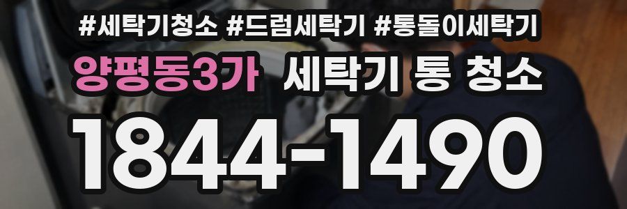 양평동3가 세탁기 통 청소