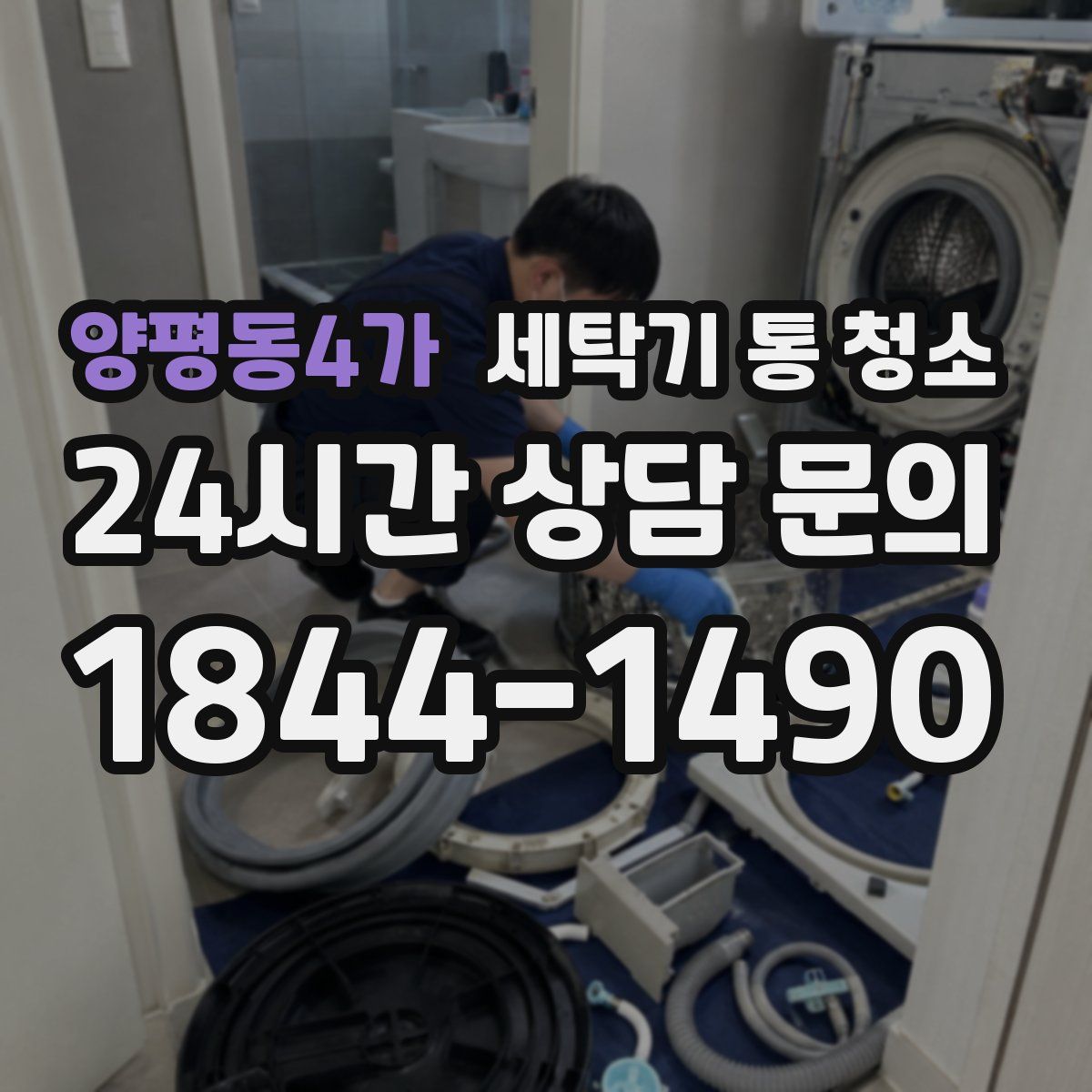 양평동4가 세탁기 통 청소