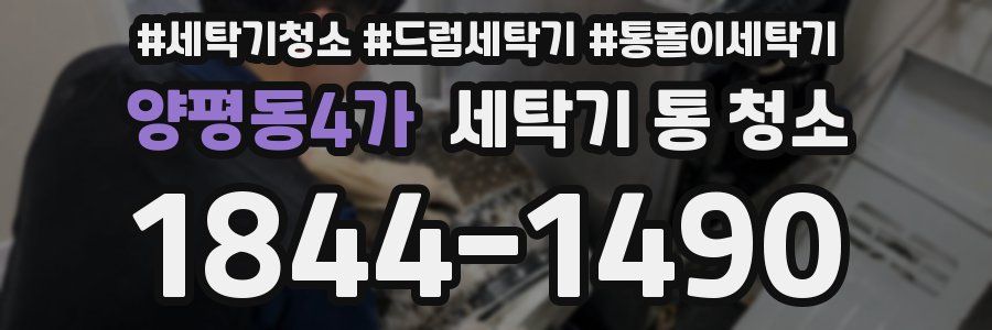 양평동4가 세탁기 통 청소