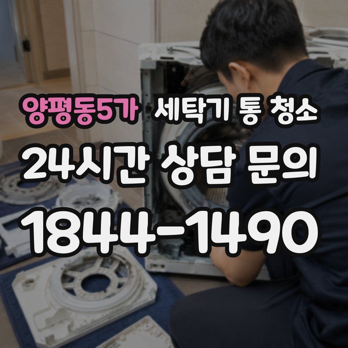 양평동5가 세탁기 통 청소