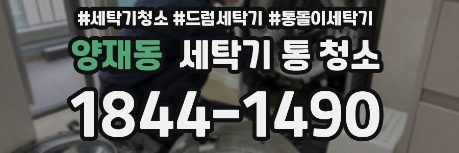 양재동 세탁기 통 청소