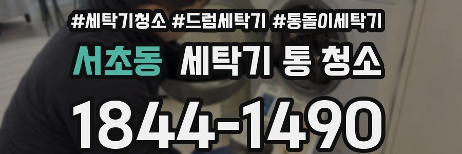 서초동 세탁기 통 청소