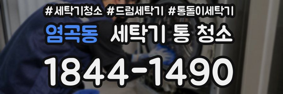 염곡동 세탁기 통 청소