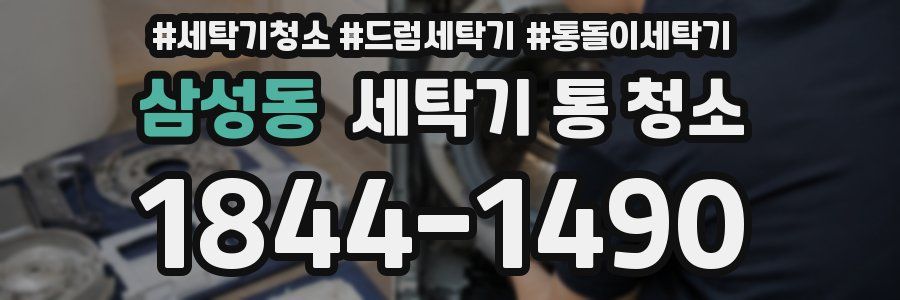 삼성동 세탁기 통 청소