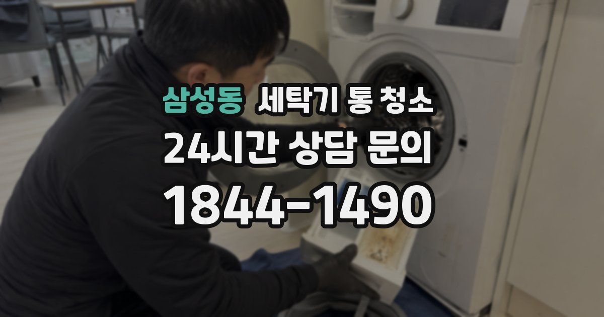 삼성동 세탁기 통 청소