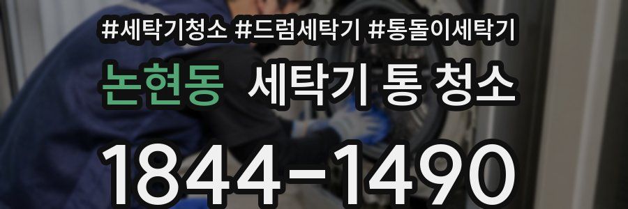 논현동 세탁기 통 청소