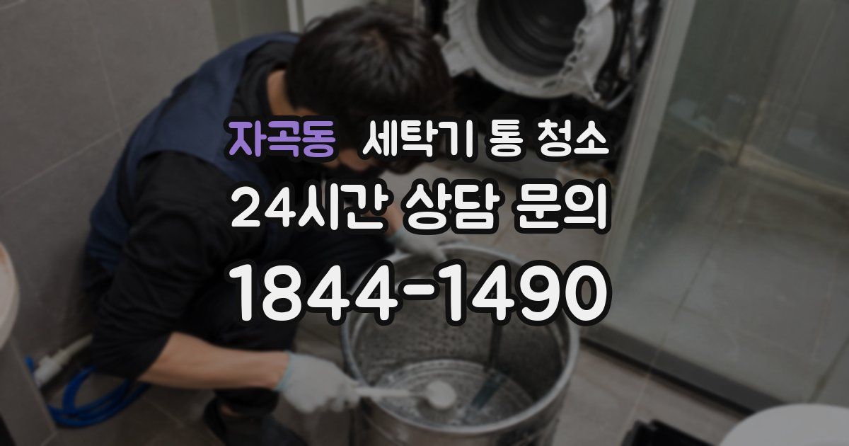 자곡동 세탁기 통 청소