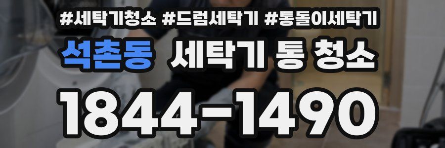 석촌동 세탁기 통 청소