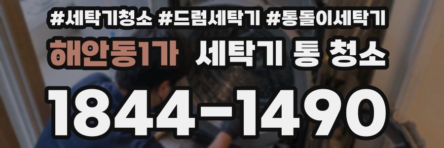 해안동1가 세탁기 통 청소
