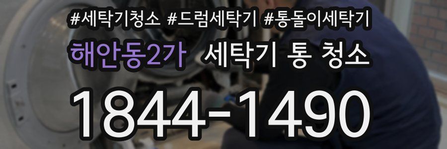 해안동2가 세탁기 통 청소