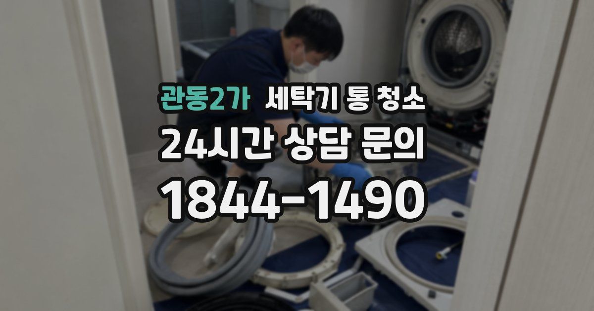 관동2가 세탁기 통 청소