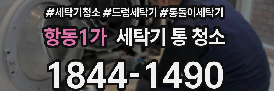 항동1가 세탁기 통 청소