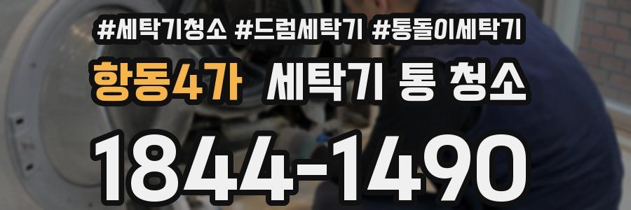 항동4가 세탁기 통 청소
