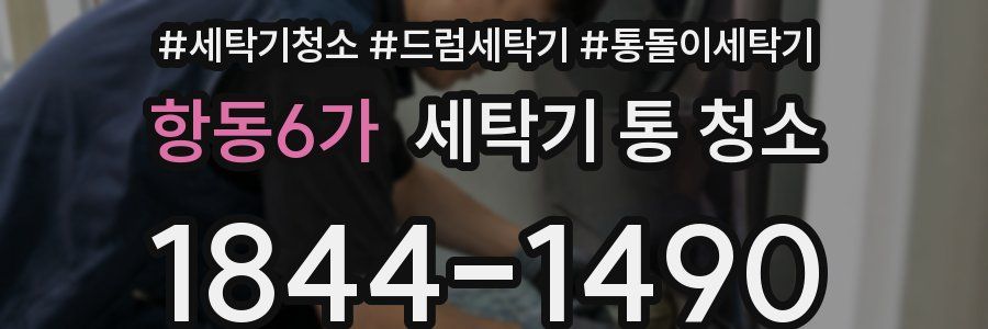 항동6가 세탁기 통 청소