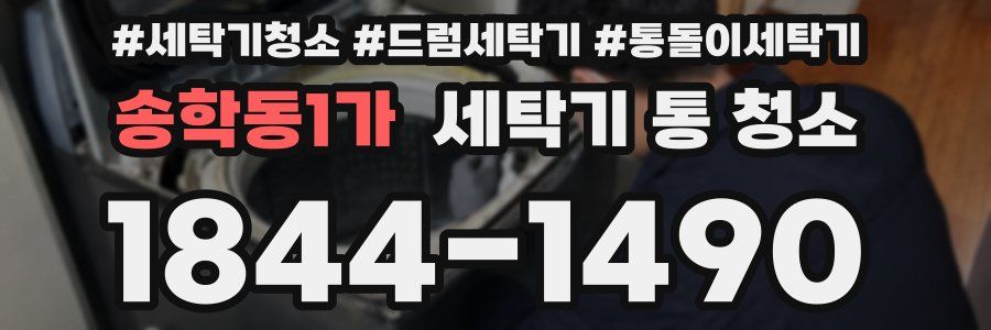 송학동1가 세탁기 통 청소
