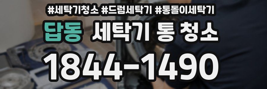 답동 세탁기 통 청소