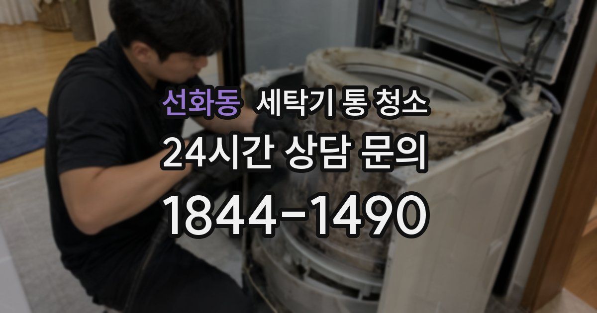 선화동 세탁기 통 청소