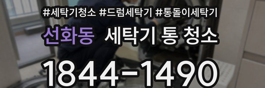 선화동 세탁기 통 청소