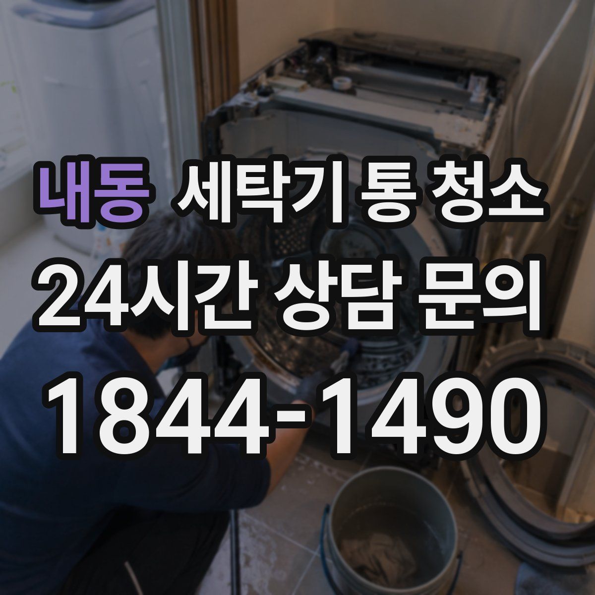 내동 세탁기 통 청소