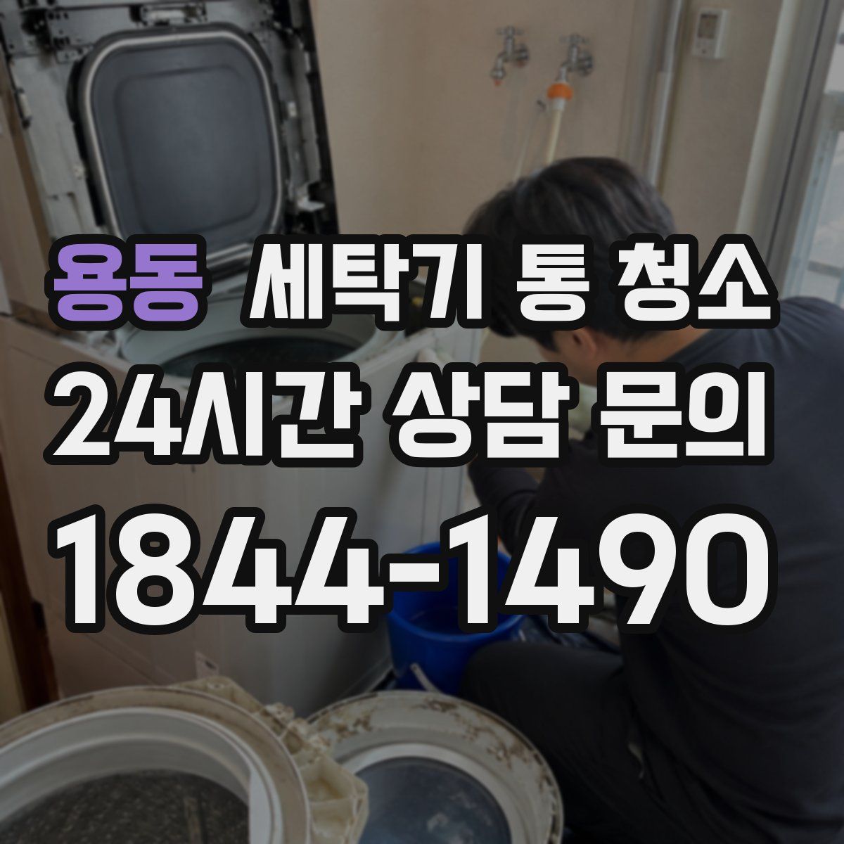 용동 세탁기 통 청소
