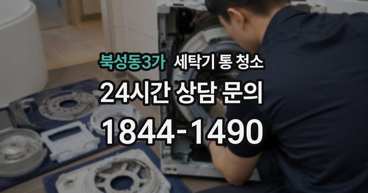 북성동3가 세탁기 통 청소