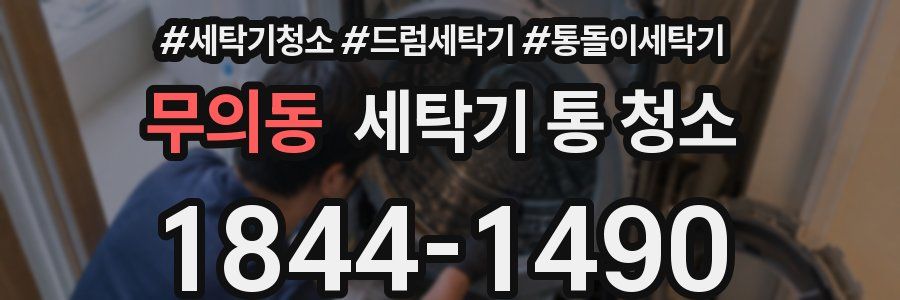 무의동 세탁기 통 청소