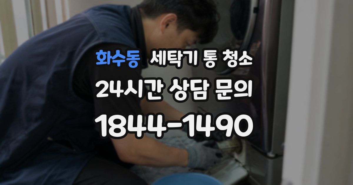 화수동 세탁기 통 청소