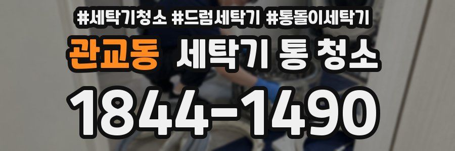 관교동 세탁기 통 청소