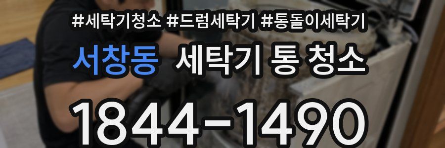 서창동 세탁기 통 청소