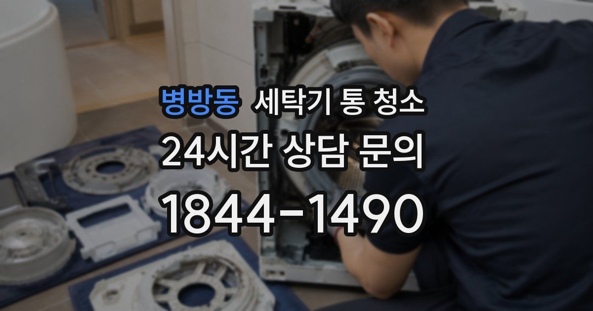 병방동 세탁기 통 청소