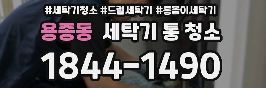 용종동 세탁기 통 청소