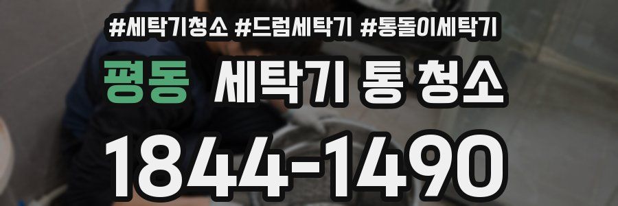 평동 세탁기 통 청소