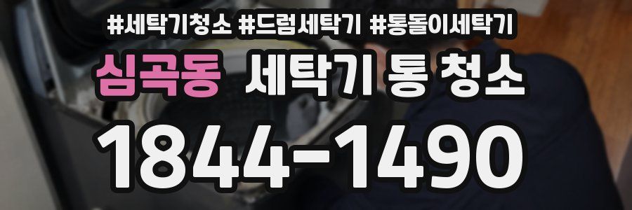 심곡동 세탁기 통 청소