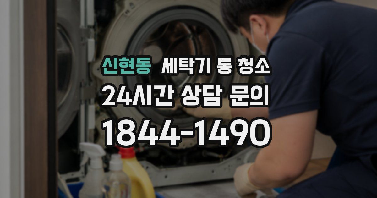 신현동 세탁기 통 청소