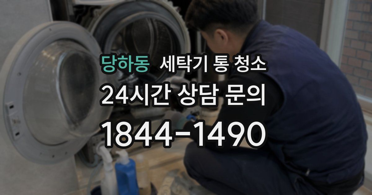 당하동 세탁기 통 청소