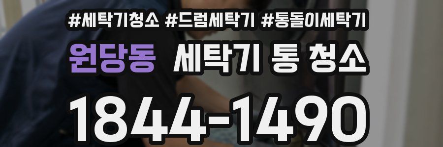 원당동 세탁기 통 청소