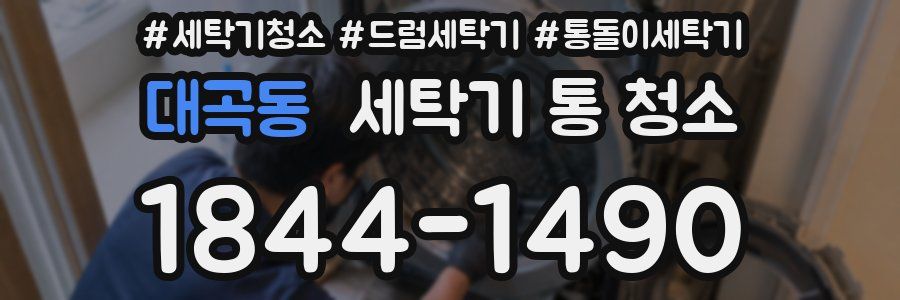 대곡동 세탁기 통 청소