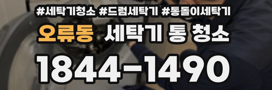 오류동 세탁기 통 청소
