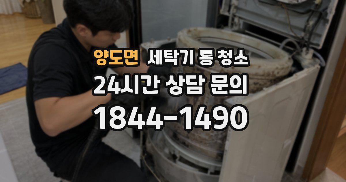 양도면 세탁기 통 청소