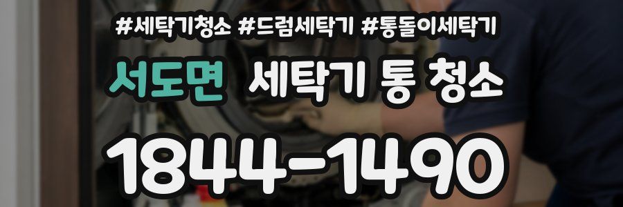 서도면 세탁기 통 청소